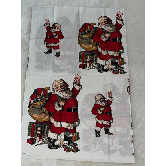 Hallmark Santa Appliques Panel - Picture 1 of 5
